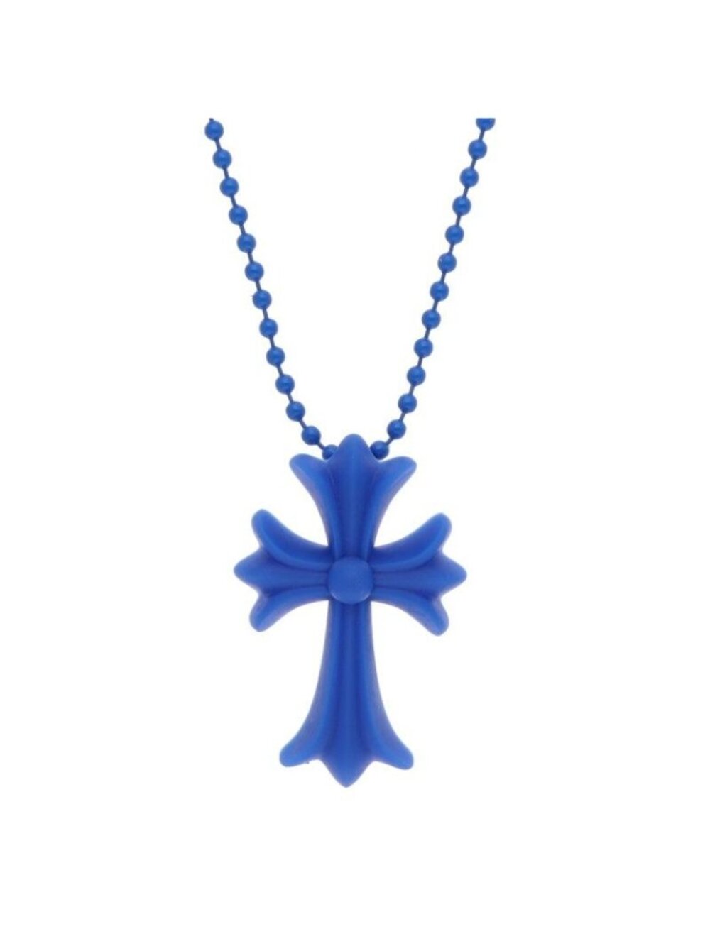 Chrome Hearts Rubber CH Cross Small Silicone Necklace